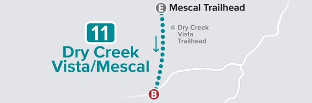 Route 11 to Park & Ride